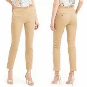 J. Crew Ruffle Waist Chino Pants